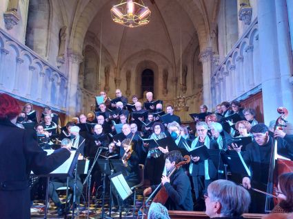 Concert de Noël du Choeur de l'Université du Mans, vendredi 16 décembre 2022, Joué-en-Charnie.