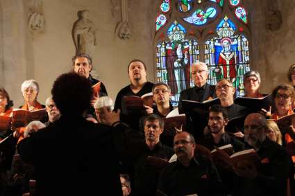 concert du Choeur de l'Université du Maine dirigé par Evelyne Béché - 28 juin 2014, église d'Epineu-le-Chevreuil