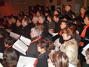 Christmas concert 2009 - Choir of the University of Maine - La Bazoge (Sarthe, France)