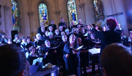 concert du Choeur de l'Université du Maine dirigé par Evelyne Béché -25 juin 2016 - Eglise de Chassillé