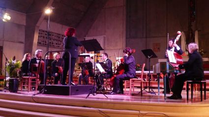 concert Gloria de Vivaldi, Choeur de l'Universit� du Maine dirig� par Evelyne B�ch�, 25 avril 2025, St-Aldric, Le Mans
