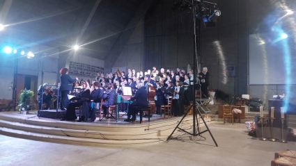 concert Gloria de Vivaldi, Choeur de l'Universit� du Maine dirig� par Evelyne B�ch�, 25 avril 2025, St-Aldric, Le Mans
