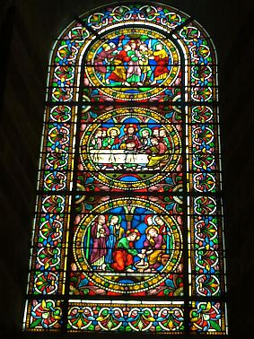 Vitrail de la cathédrale Saint-Julien, Le Mans, Sarthe