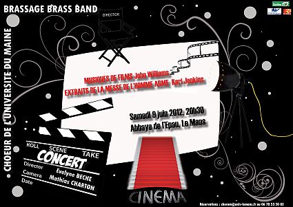 Music movies - Mass of the Armed Man - Choir of the University of Maine - Brassage Brass Band - Le Mans, Paris (France)