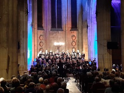 Concert "Mozart" with the Choir Marc-Antoine Charpentier and the orchestra Sinfonietta from Paris, conducted by Evelyne Béché - Eglise St-Aspais de Melun, 14 octobre 2021