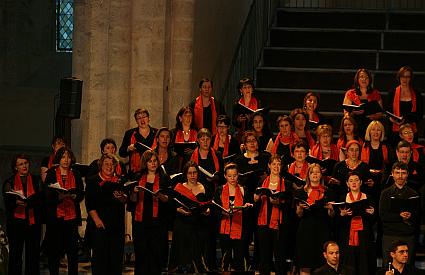 concert Messa di Gloria (Giacomo Puccini), Choeur de l'Université du Maine dirigé par Evelyne Béché, Abbaye de l'Epau, 7 juin 2008