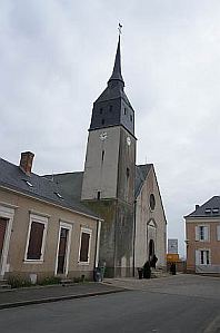 Church Sainte Madeleine, Mulsanne, Sarthe, France