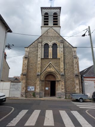 Eglise Saint-Lazare, Le Mans, Sarthe, France