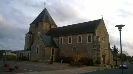 Eglise de Roëzé-sur-Sarthe (Sarthe, France)