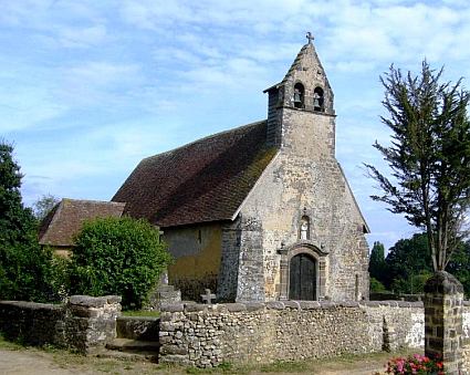 Eglise Notre-Dame-des-Champs, Saint-Jean d'Assé, Sarthe, France