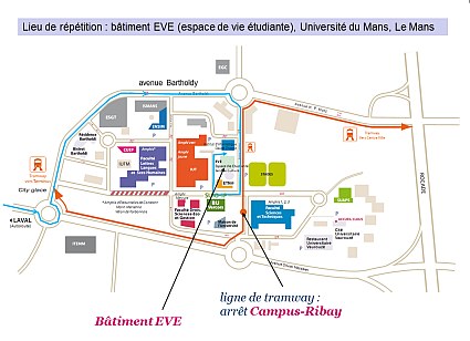 Plan Espace de Vie Etudiante (EVE) - Université du Mans